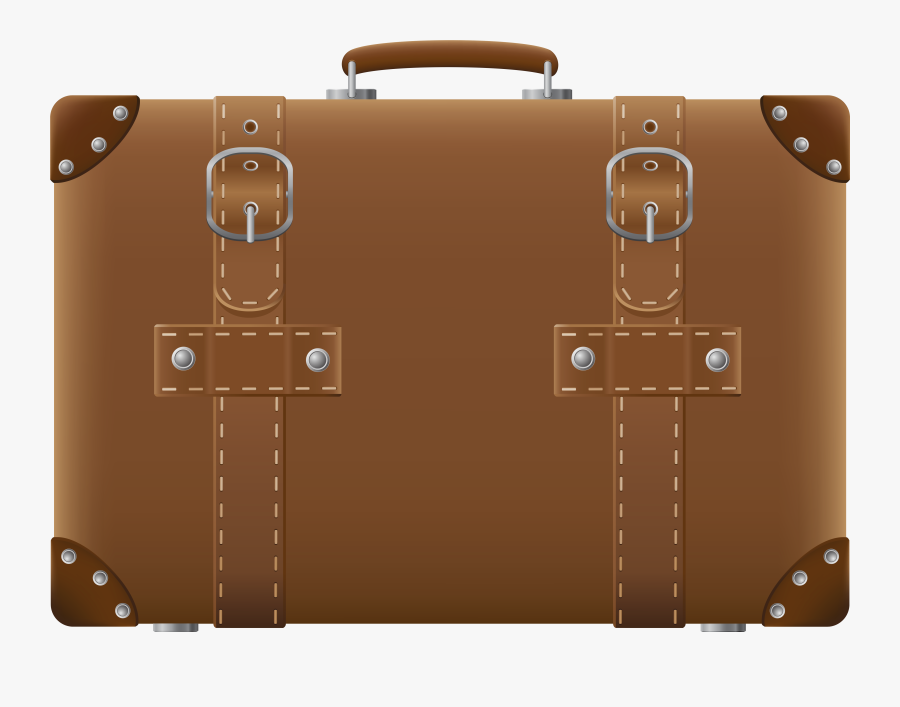 Traveling Suitcase Old, Transparent Clipart