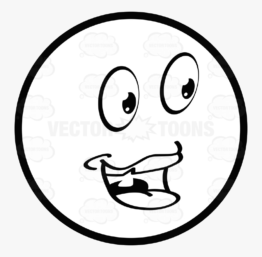 Hungry Face White Smiley Emoticon Free Clipart Images, Transparent Clipart