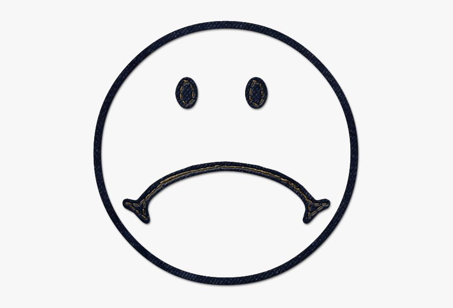 Sad Clipart Face Outline - Sad Happy Face Clipart Black And White, Transparent Clipart