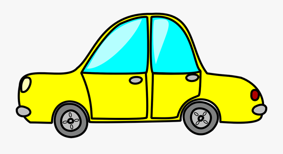 White Car Cartoon Png, Transparent Clipart