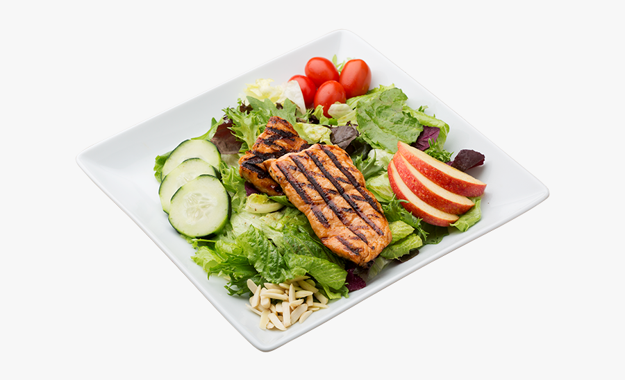 Salad Plate Food Clipart - Waba Grill Salmon Salad, Transparent Clipart