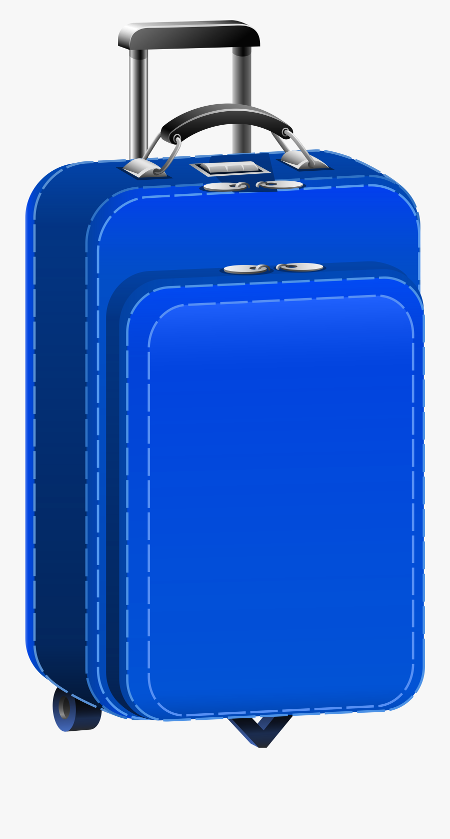 Blue Travel Bag Png Clipart Picture - Blue Travel Bag Png, Transparent Clipart
