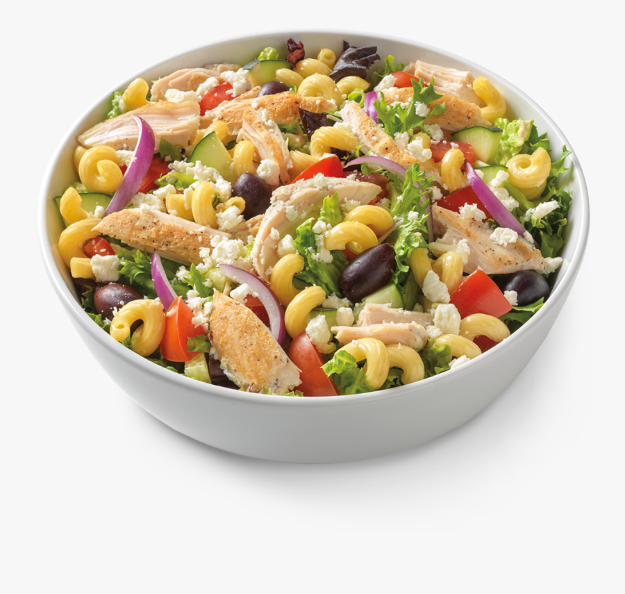 Pasta Clipart Pasta Salad - Med Salad With Chicken Noodles And Company, Transparent Clipart