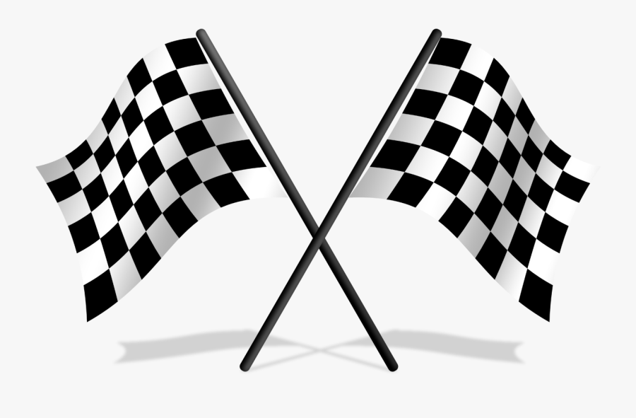 Pinewood Derby Soap Box Derby Car Auto Racing Clip - Transparent Checkered Flag Png, Transparent Clipart