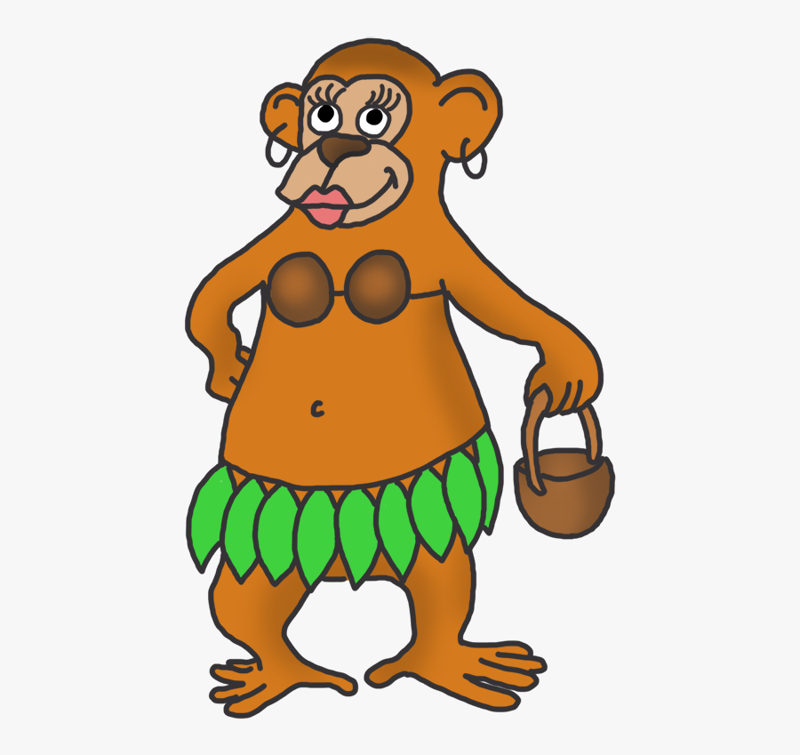 Cute Gorilla Clipart At Getdrawings - Cartoon Female Monkey Pics Funny, Transparent Clipart