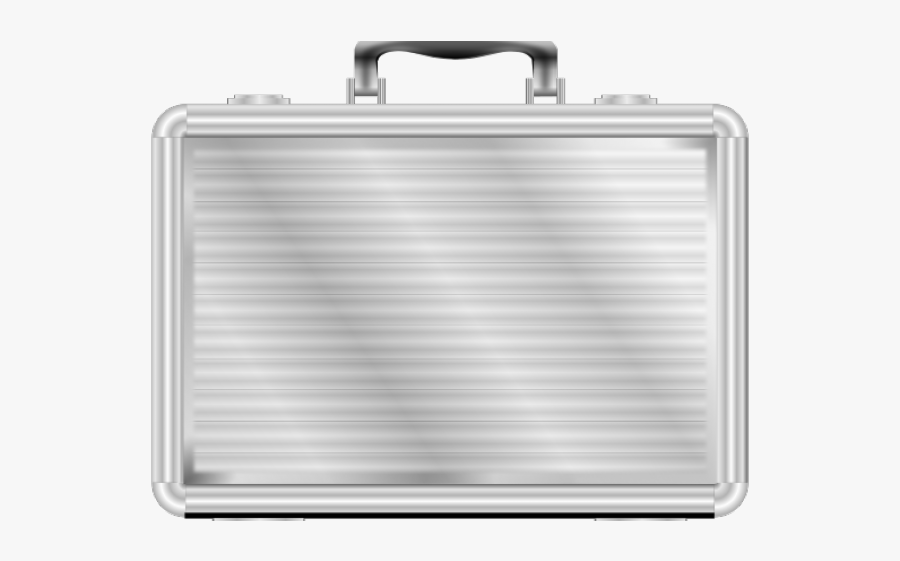 Suitcase Clipart Business - Silver Briefcase Png, Transparent Clipart