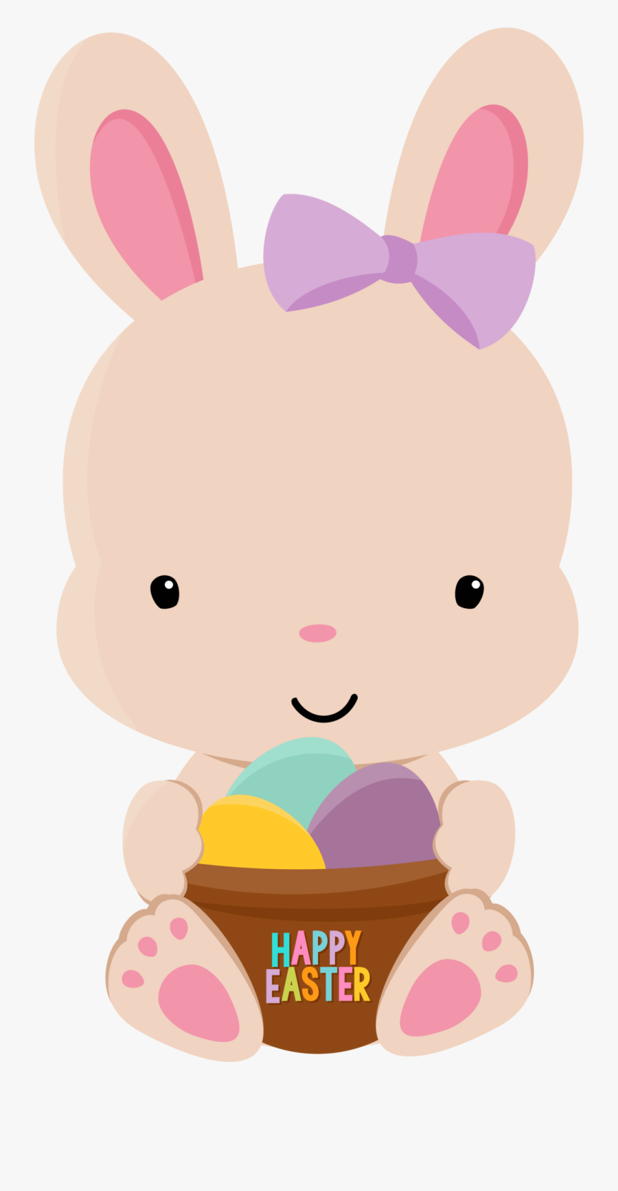 Bunny Clipart Conejo - Cute Easter Bunnies Clipart, Transparent Clipart