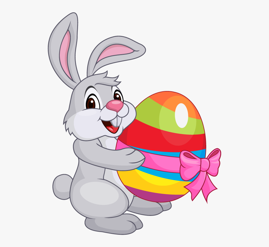 Clipart Bunny Easter - Transparent Easter Bunny Clipart, Transparent Clipart