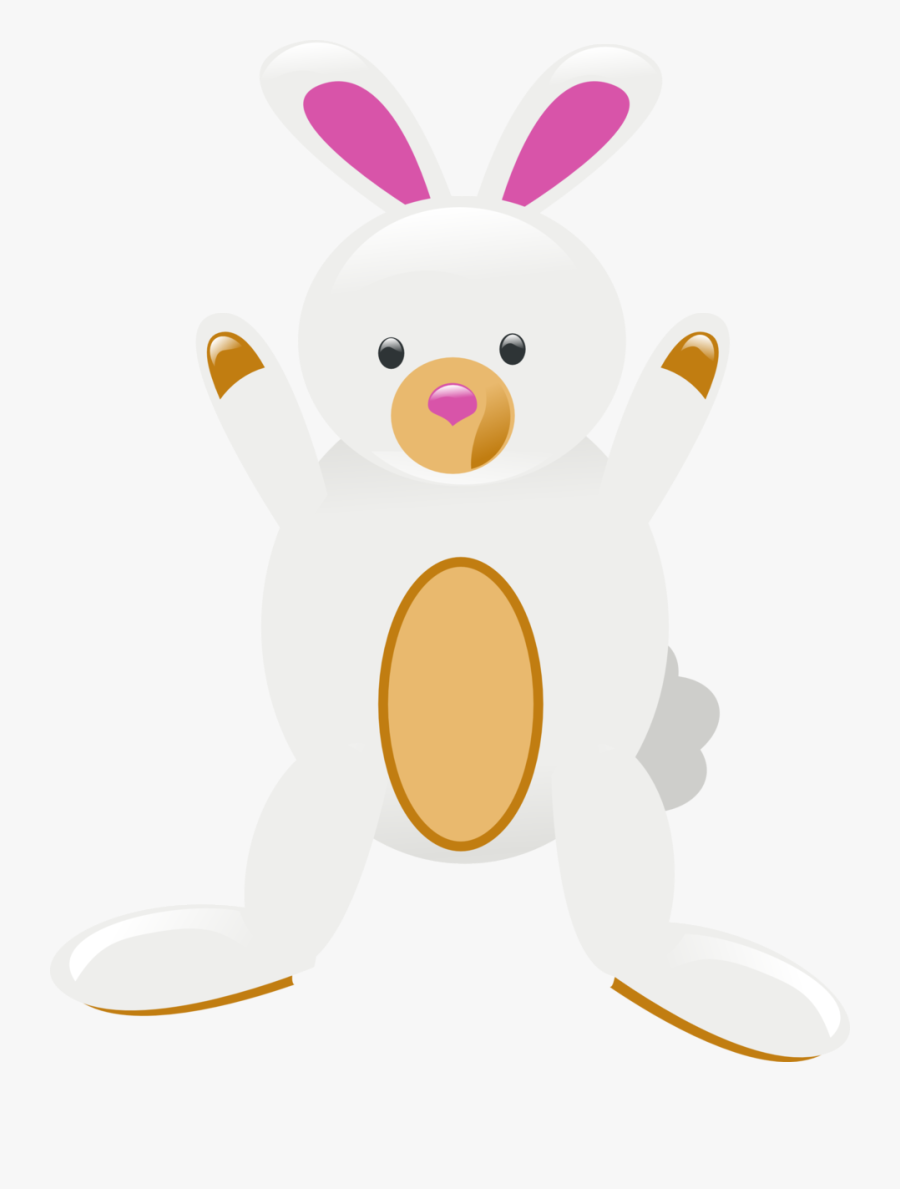 Rabits And Hares,easter Bunny,vertebrate - Cartoon, Transparent Clipart