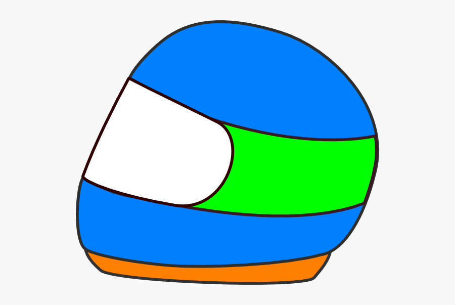 Racing Helmet Clip Art - Race Car Helmet Clipart, Transparent Clipart
