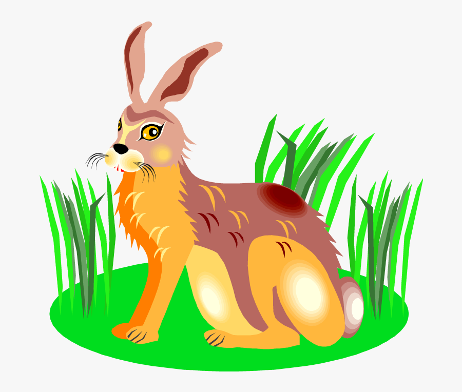 Bunnies Clipart Grass, Transparent Clipart