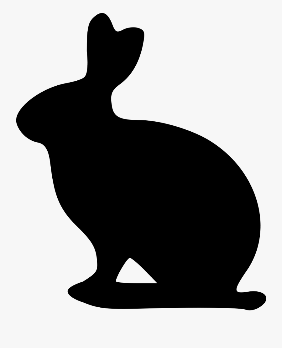 Rabbit Silhouette 27, Buy Clip Art - Transparent Rabbit Silhouette, Transparent Clipart