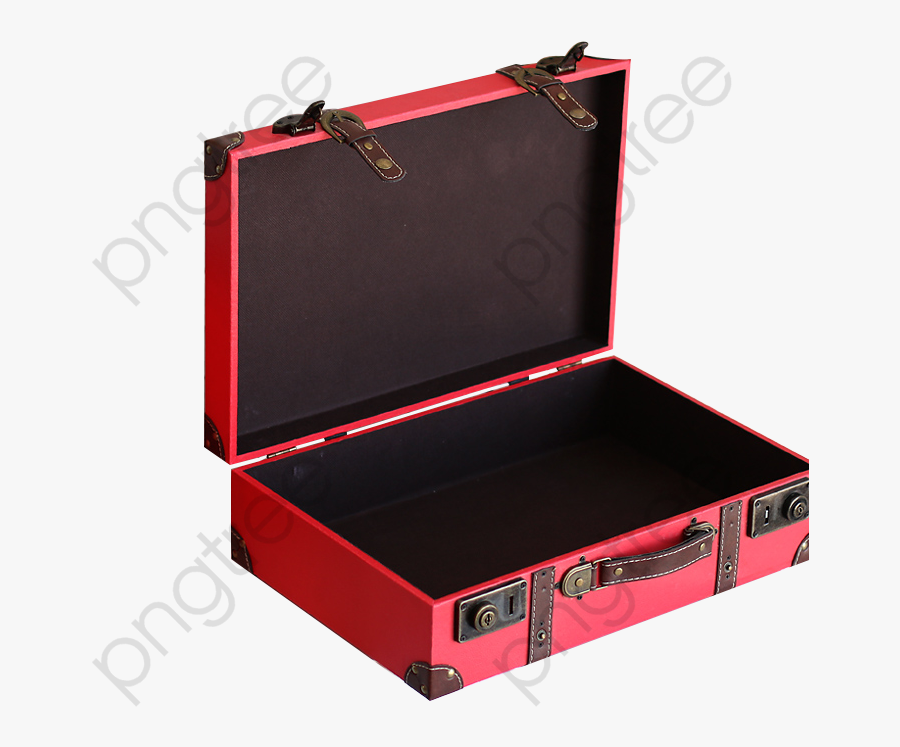 Red Suitcase, Suitcase Clipart, Open Suitcase, Suitcase - Maleta Abierta Dibujo Png, Transparent Clipart
