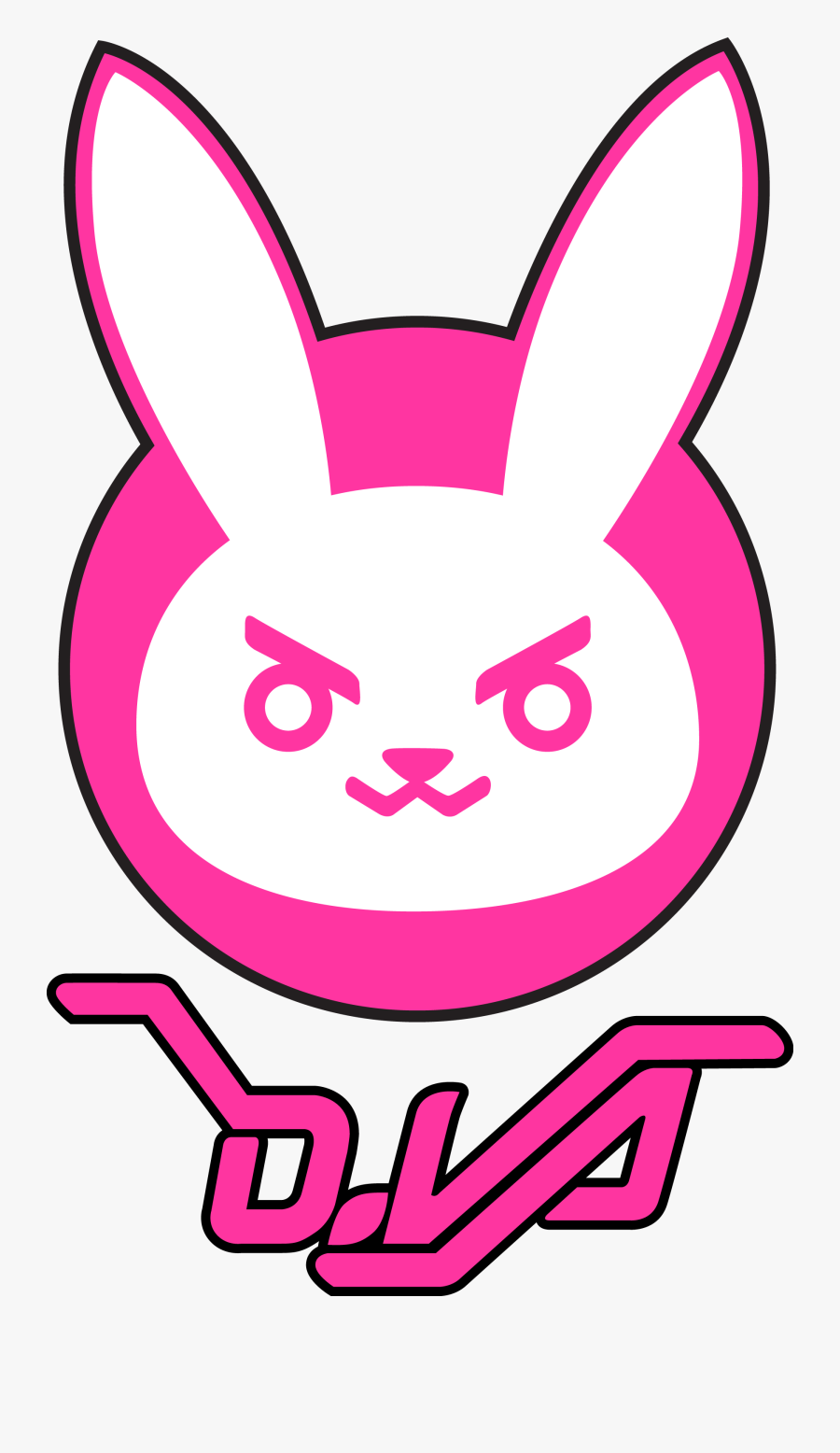 Image Result For D - Dva Overwatch Bunny, Transparent Clipart
