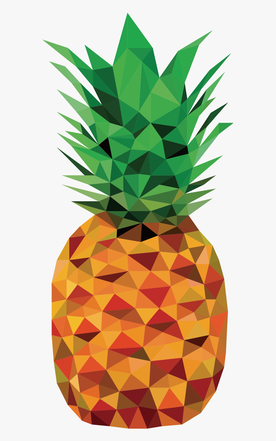 Cartoon Transparent Background Pineapple, Transparent Clipart