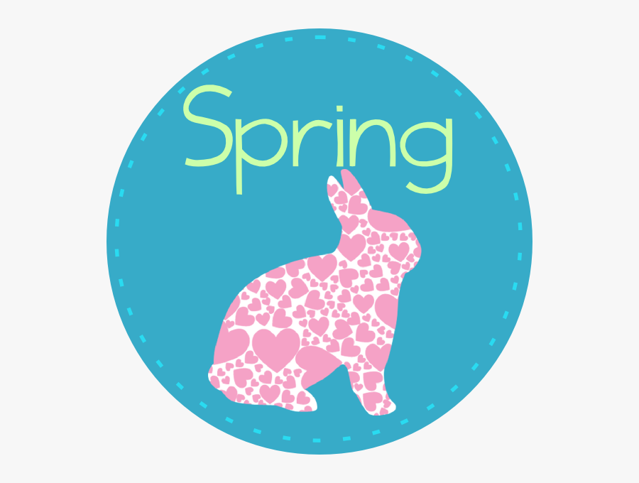 Spring With Bunny Clip Art At Clker - Spring Bunny Clipart, Transparent Clipart