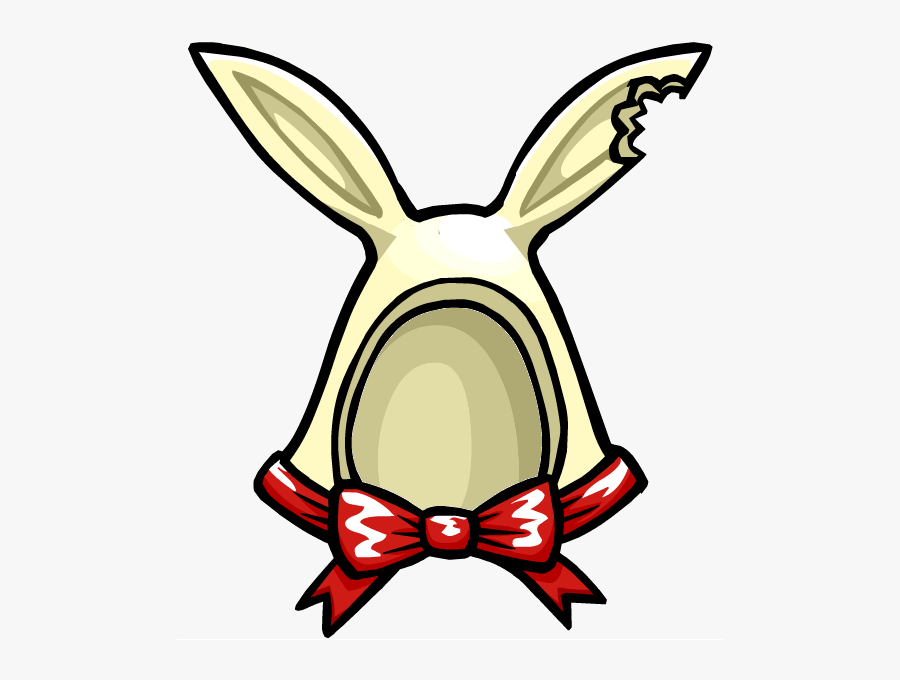 Transparent Easter Bunny Clip Art - Club Penguin Rewritten White Cocoa Bunny Head, Transparent Clipart