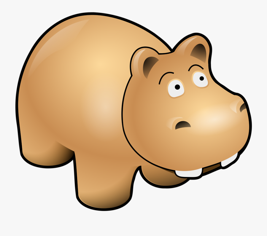 Spider Monkey Clip Art - Hippo With A Hat, Transparent Clipart