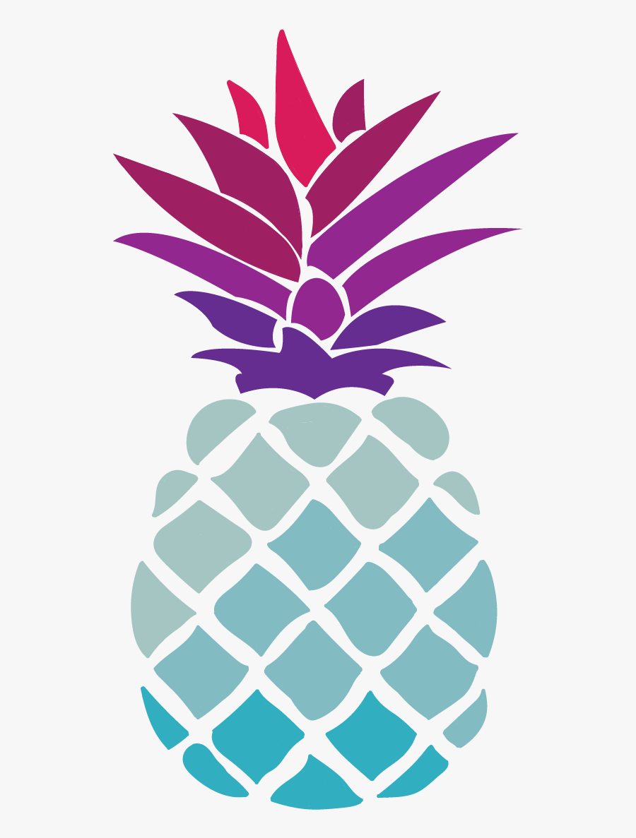 Clip Art Collection Of Free Transparent - Pineapple Shape, Transparent Clipart