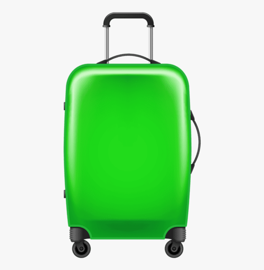 Free Png Download Green Trolley Suitcase Clipart Png - Suitcase Clipart, Transparent Clipart