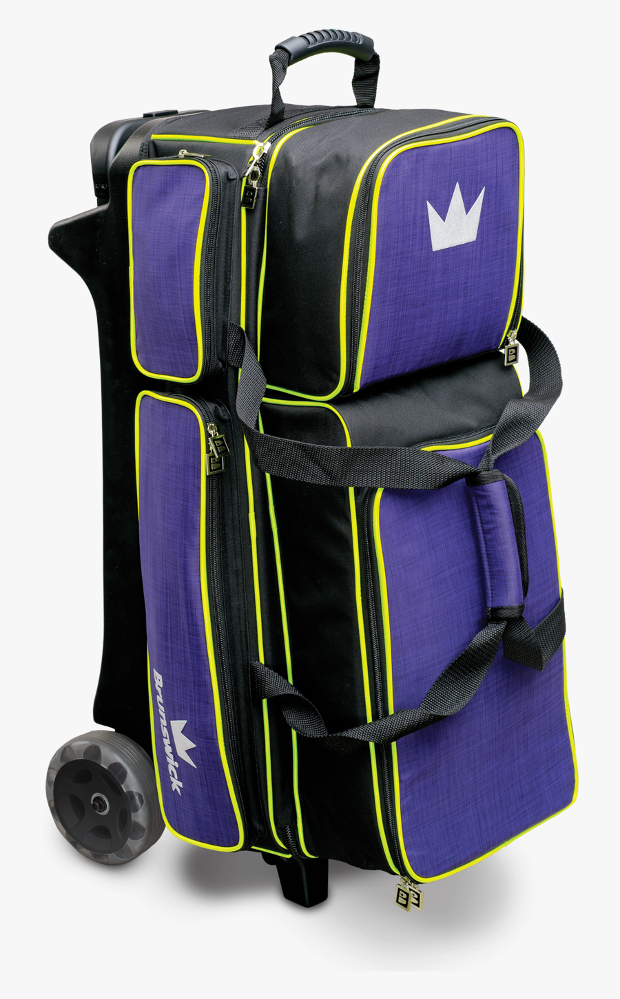 Suitcase Clipart Purple - Bowling Bag 3 Brunswick, Transparent Clipart
