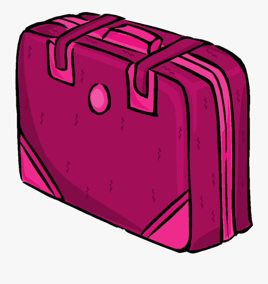 Suitcase Clipart Pink Suitcase - Mala Rosa Png, Transparent Clipart