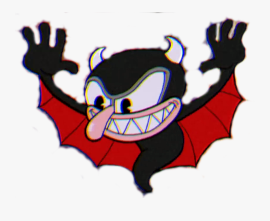 Demon Cuphead Wiki Fandom - Cuphead The Devil Bat, Transparent Clipart