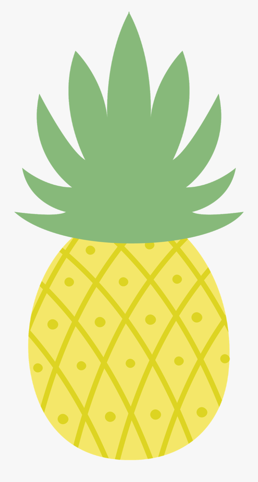 Pineapple Fruit Food - Cartoon Pineapple Png, Transparent Clipart