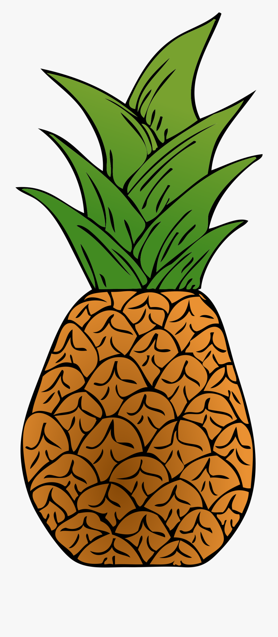 Alternative Pineapple Clip Arts - صورة أناناس, Transparent Clipart
