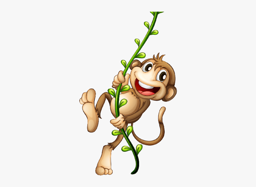 Transparent Cartoon Monkey Png, Transparent Clipart