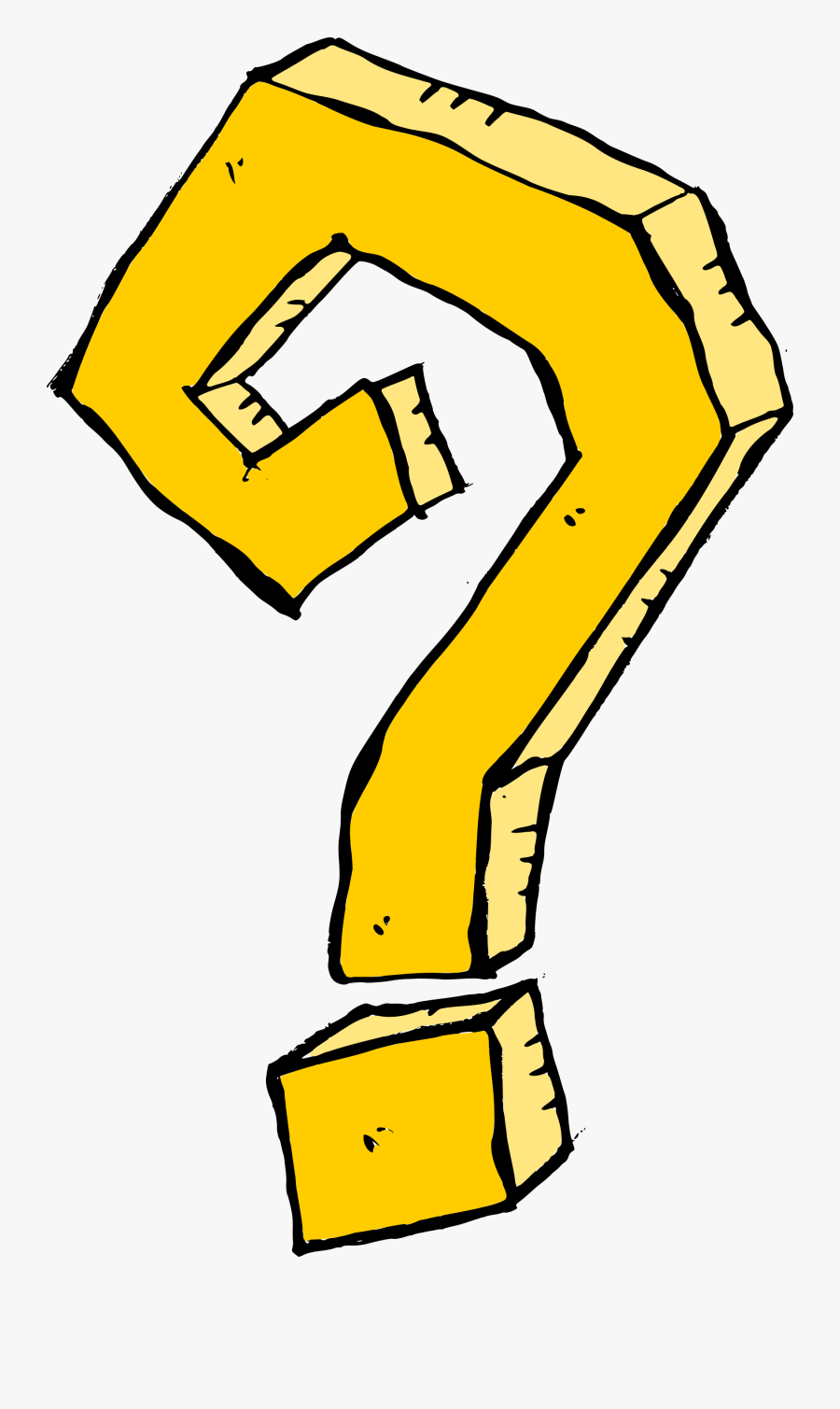 Transparent Comic Question Mark Png, Transparent Clipart