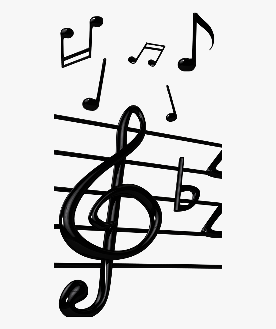Free 3d Music Notes Musical Elements Png Renders Download - Music Elements Png, Transparent Clipart