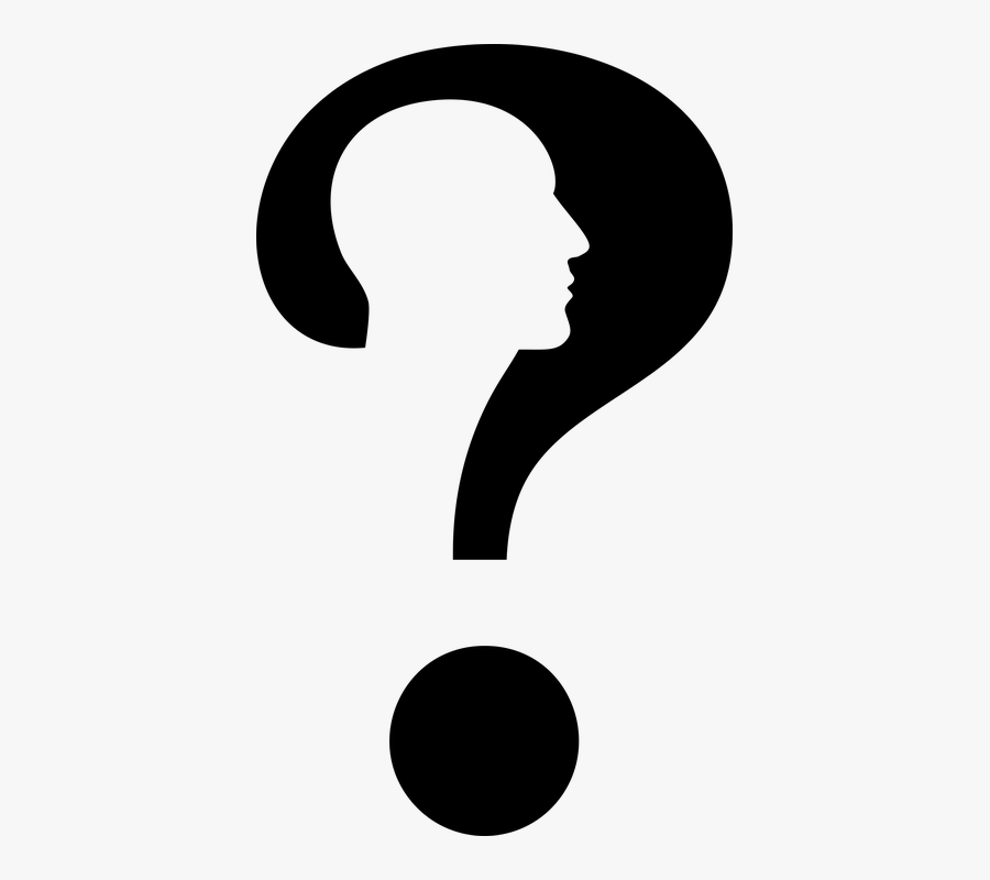 Question Mark With Face Png, Transparent Clipart