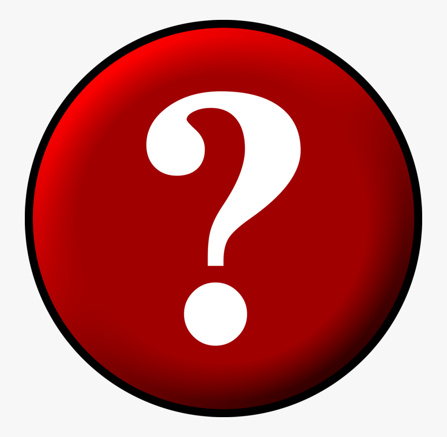 Red - Question - Mark - Clipart - Question Mark, Transparent Clipart