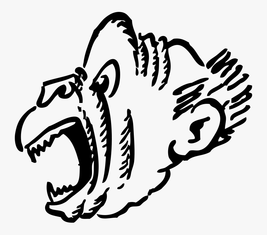 Free Vector Screaming Monkey Clip Art - Screaming Monkey Clipart, Transparent Clipart