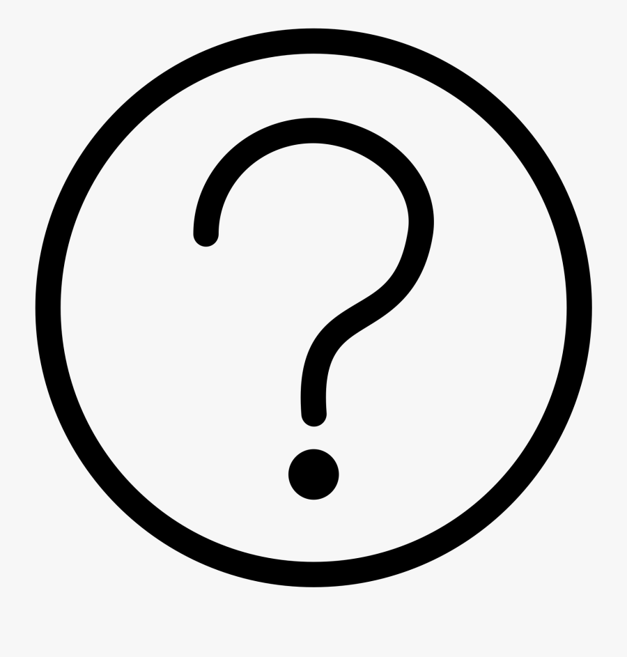 Clip Art Question Mark Icon - Ico, Transparent Clipart