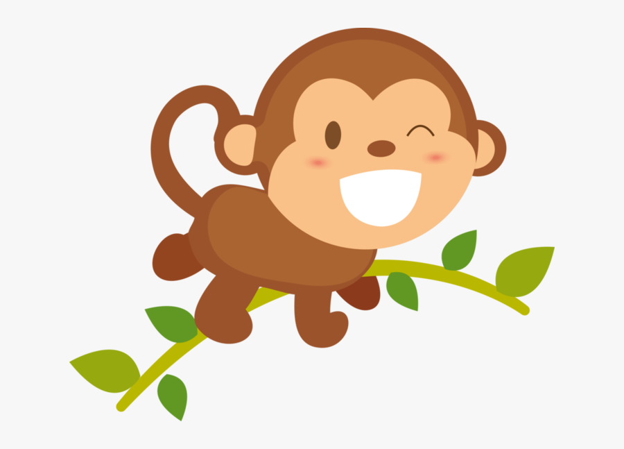 Monkey Clip Art - Mono Bebe Animado Png, Transparent Clipart