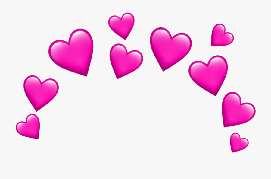 Transparent Emoji Stickers Png - Transparent Heart Crown Png , Free ...