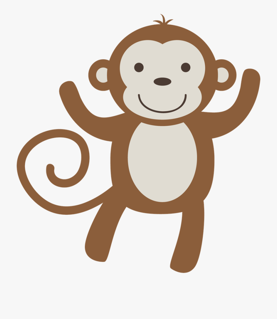 Monkeys Cake Decorations, Transparent Clipart