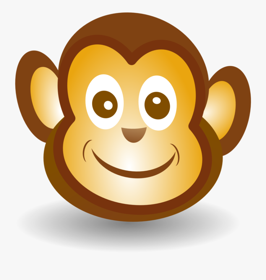Monkey Face Clipart, Transparent Clipart