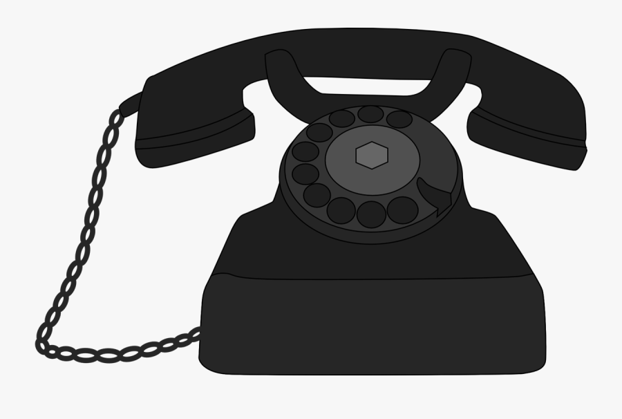 Telephone Phone Clipart - Transparent Background Old Phone Clipart, Transparent Clipart