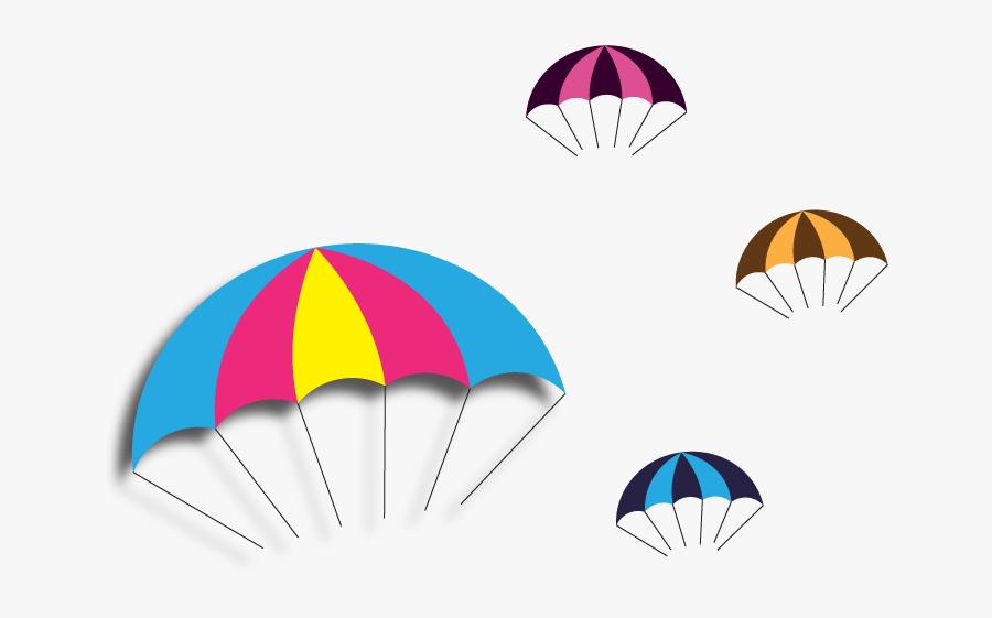 Cartoon, Fre Picture, Free, Free Clipart, Free Images, - Clipart Transparent Background Parachute, Transparent Clipart