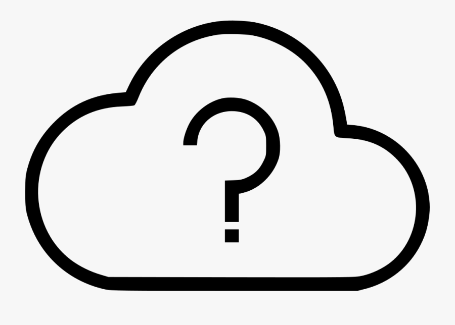 Transparent Black And White Question Mark Clipart - Unknown Weather Icon, Transparent Clipart
