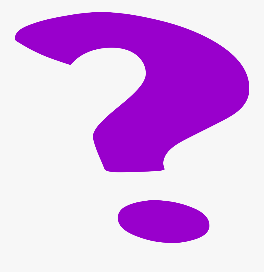 Question Clipart Purple - Purple Question Mark Png, Transparent Clipart
