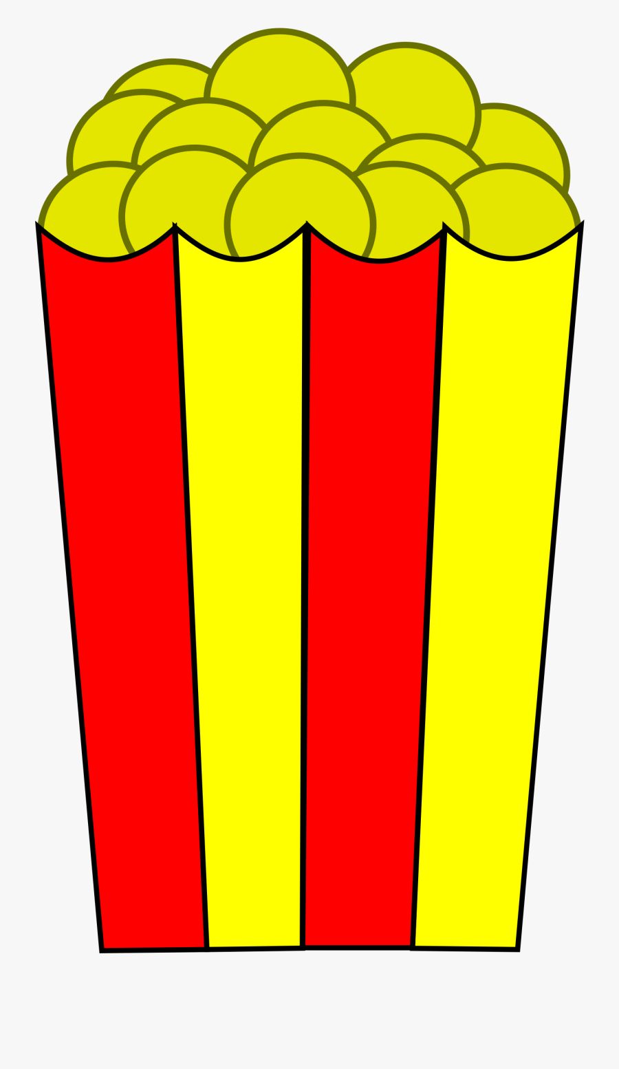 Popcorn Box Clip Art, Transparent Clipart