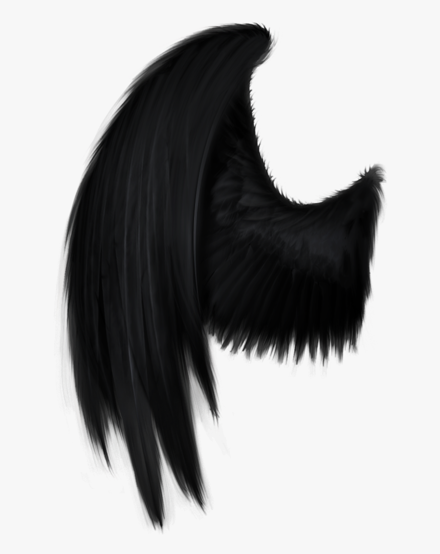 Black Angel Wing Png By Starscoldnight On Clipart Library - Dark Angel Wings Png, Transparent Clipart