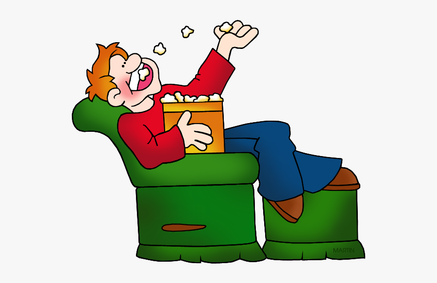 Popcorn - Philip Martin Tv Clipart, Transparent Clipart