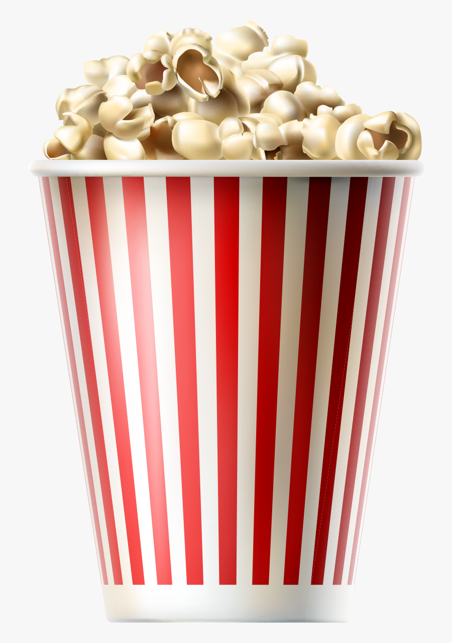 Popcorn, Transparent Clipart