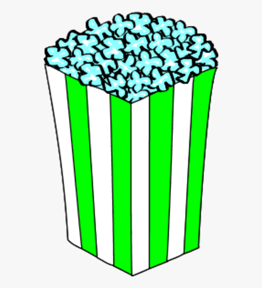 Popcorn In A Box - Clipart Popcorn, Transparent Clipart