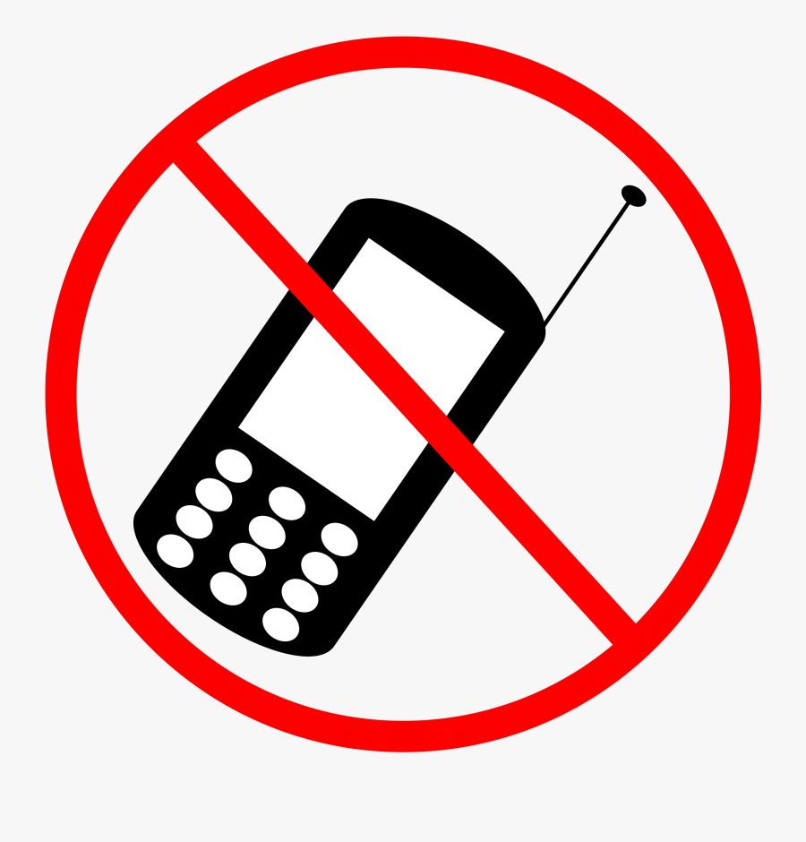No - Cell - Phone - Clipart - No Phone Clip Art, Transparent Clipart